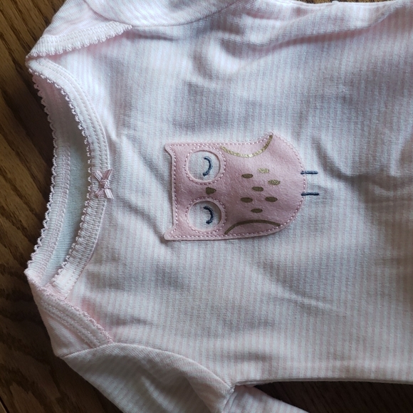 Carter's Pink Onesie with Vest, 12M, brand new - Picture 3 of 4